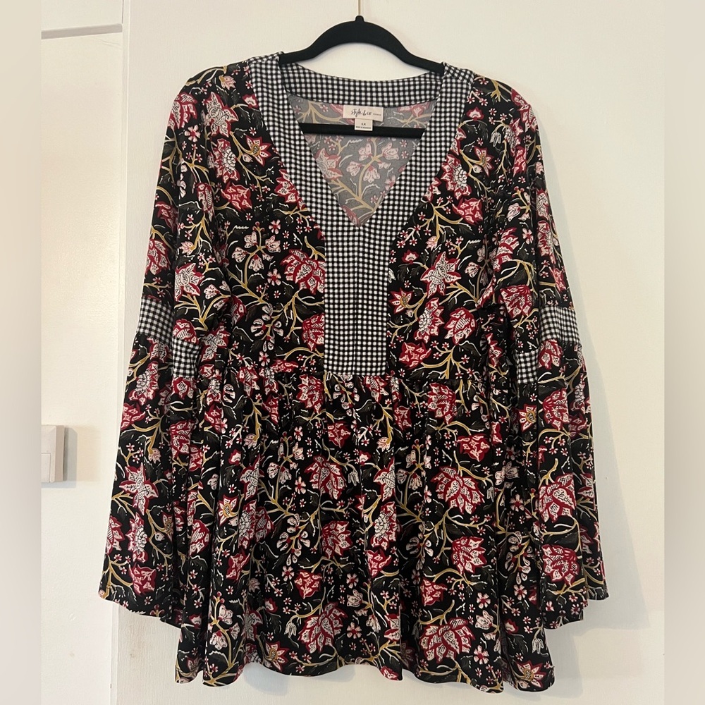 Style And Co Blouse Size 1x (J117) - image 1